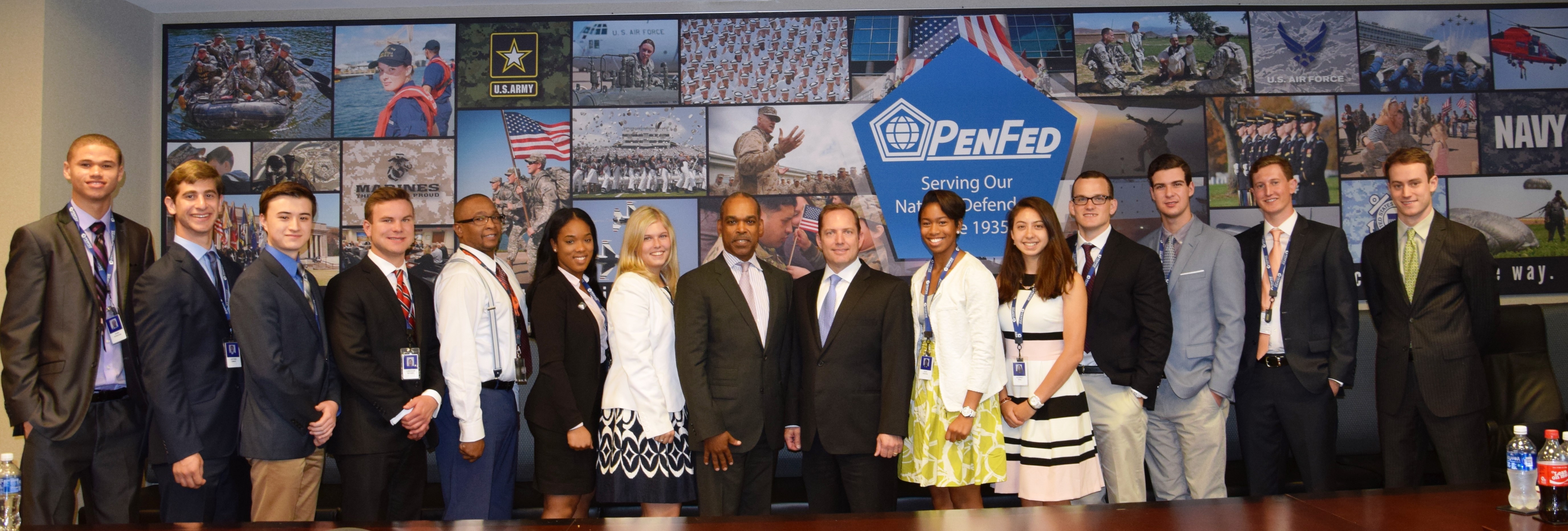 Interns gain CU difference insight from PenFed execs  20160610